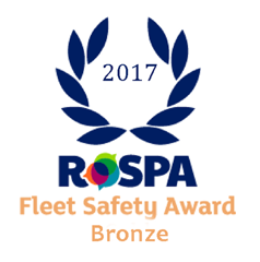 RoSPA Fleet Safety Award 2017, Bronze